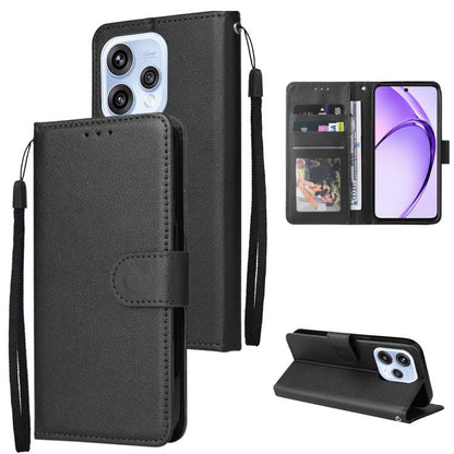 3-Card Slots Multifunctional Leather Phone Case, For OPPO A6x / A6 4G / 5G Global, For OPPO Reno15 F 5G Global, For OPPO Reno15 Pro Max 5G Global, For OPPO Reno15 Pro 5G Global