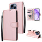 3-Card Slots Multifunctional Leather Phone Case, For OPPO A6x / A6 4G / 5G Global, For OPPO Reno15 F 5G Global, For OPPO Reno15 Pro Max 5G Global, For OPPO Reno15 Pro 5G Global