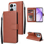 3-Card Slots Multifunctional Leather Phone Case, For OPPO Reno15 5G Global, For OPPO A6 Pro 4G / 5G Global / F31, For OPPO Reno14 F 5G, For OPPO A5 4G / 5G Global