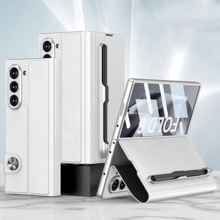 GKK Integrated Flip Leather Case with Pen Slotm, Stylus Not Included, For Samsung Galaxy Z Fold7 5G, For Samsung Galaxy Z Fold6