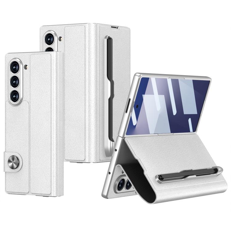 GKK Integrated Flip Leather Case with Pen Slotm, Stylus Not Included, For Samsung Galaxy Z Fold7 5G, For Samsung Galaxy Z Fold6