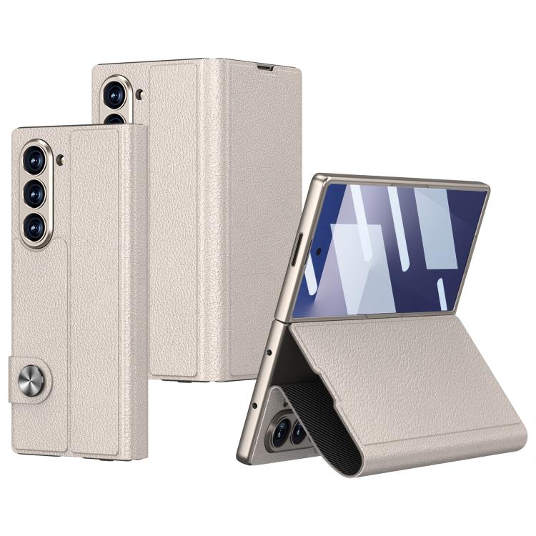 GKK Integrated Flip Leather Phone Case, For Galaxy Z Fold8 Ultra 5G, For Samsung Galaxy Z Fold7 5G, For Samsung Galaxy Z Fold6