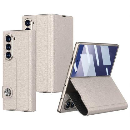 GKK Integrated Flip Leather Phone Case, For Galaxy Z Fold8 Ultra 5G, For Samsung Galaxy Z Fold7 5G, For Samsung Galaxy Z Fold6