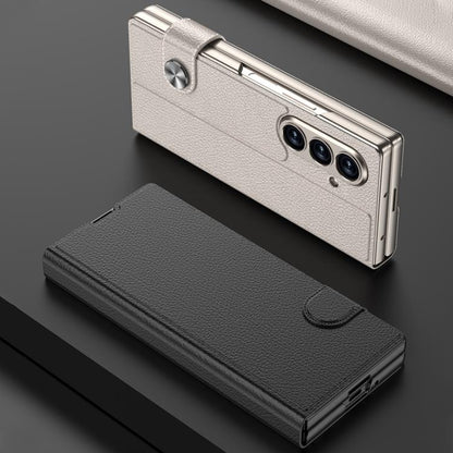 GKK Integrated Flip Leather Phone Case, For Galaxy Z Fold8 Ultra 5G, For Samsung Galaxy Z Fold7 5G, For Samsung Galaxy Z Fold6