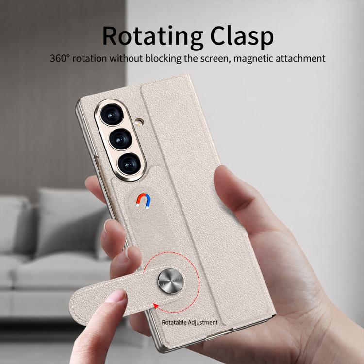 GKK Integrated Flip Leather Phone Case, For Galaxy Z Fold8 Ultra 5G, For Samsung Galaxy Z Fold7 5G, For Samsung Galaxy Z Fold6