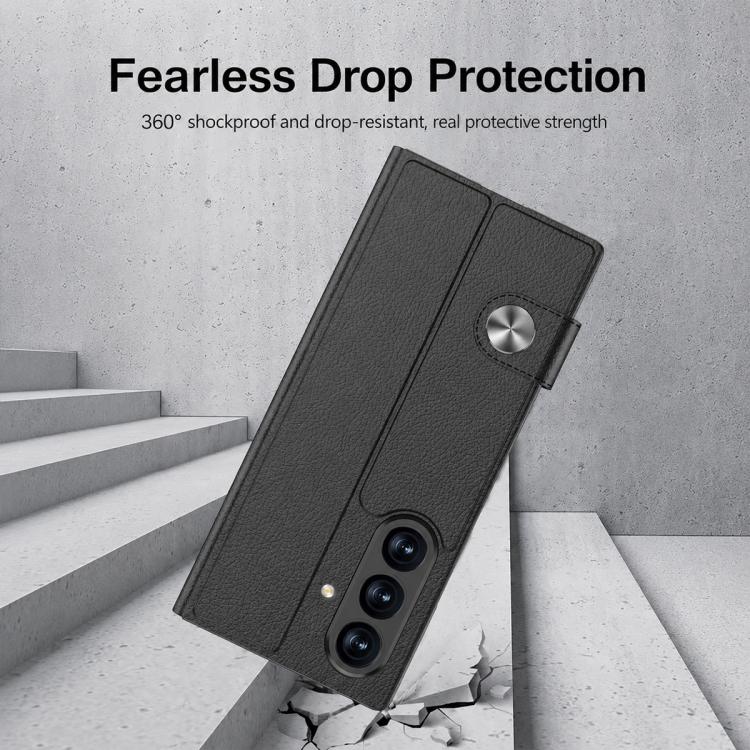 GKK Integrated Flip Leather Phone Case, For Galaxy Z Fold8 Ultra 5G, For Samsung Galaxy Z Fold7 5G, For Samsung Galaxy Z Fold6