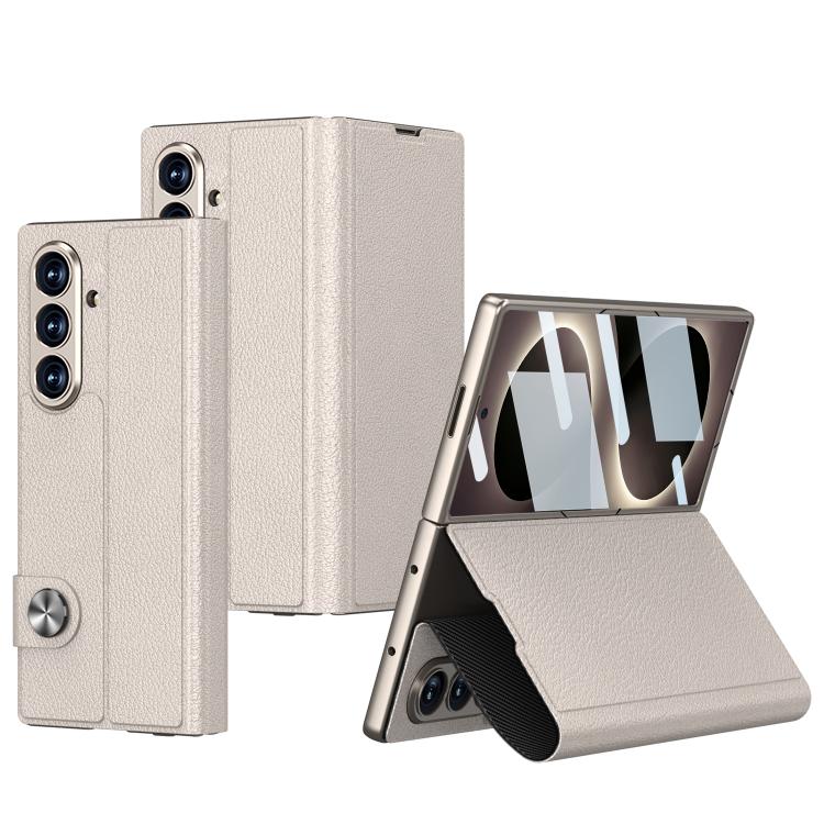 GKK Integrated Flip Leather Phone Case, For Galaxy Z Fold8 Ultra 5G, For Samsung Galaxy Z Fold7 5G, For Samsung Galaxy Z Fold6