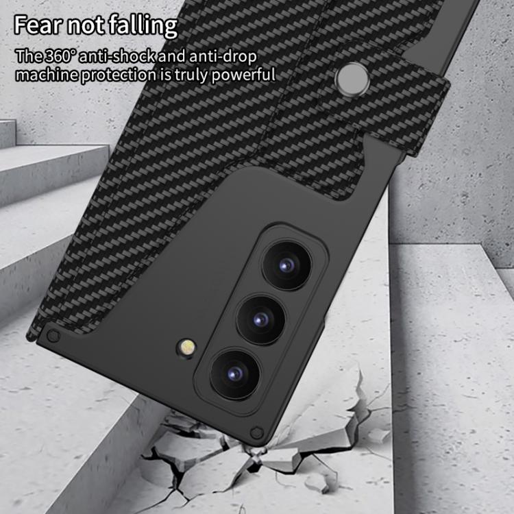 GKK Integrated Armor Flip Leather Case with Pen Slot, Stylus Not Included, For Samsung Galaxy Z Fold7 5G, For Samsung Galaxy Z Fold6