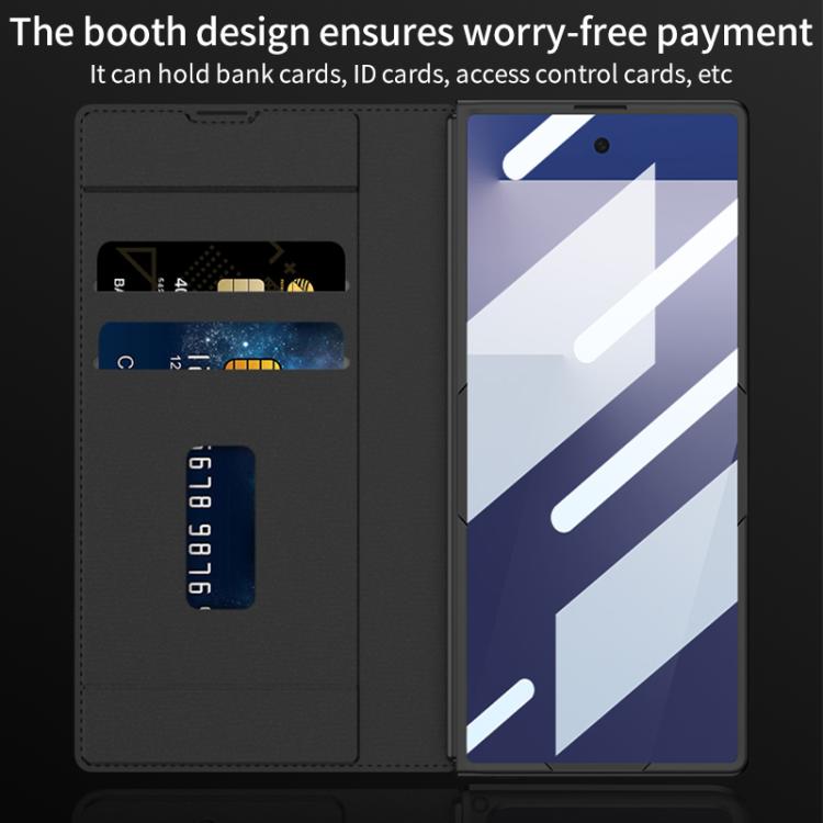GKK Integrated Armor Flip Leather Case with Pen Slot, Stylus Not Included, For Samsung Galaxy Z Fold7 5G, For Samsung Galaxy Z Fold6