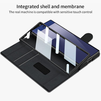 GKK Integrated Armor Flip Leather Case with Pen Slot, Stylus Not Included, For Samsung Galaxy Z Fold7 5G, For Samsung Galaxy Z Fold6