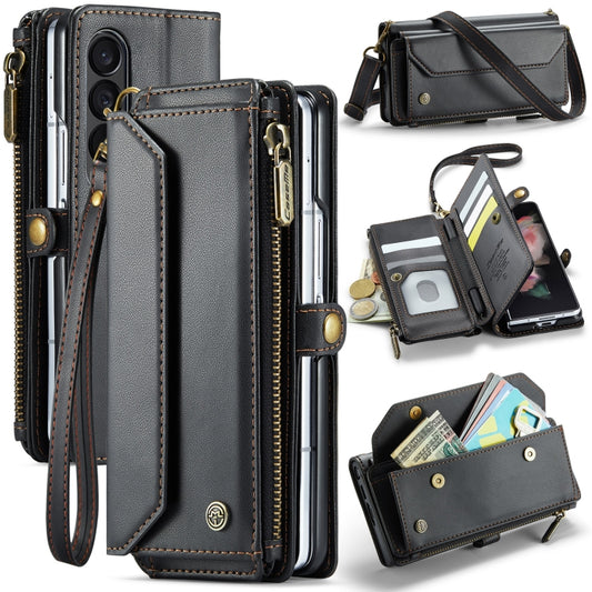 CaseMe C36 Card Slots Zipper Wallet RFID Anti-theft Leather Phone Case