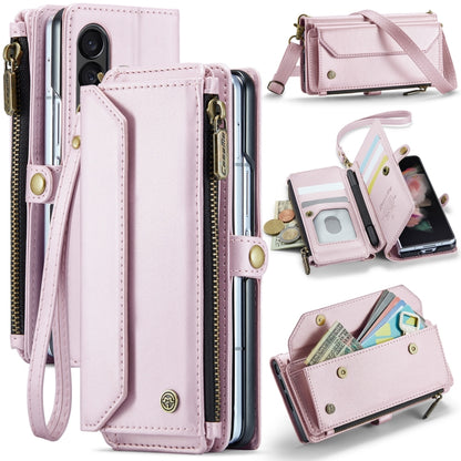 CaseMe C36 Card Slots Zipper Wallet RFID Anti-theft Leather Phone Case