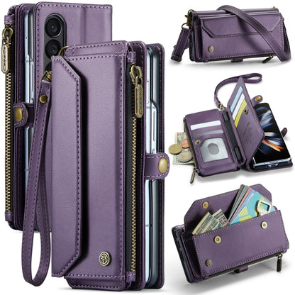 CaseMe C36 Card Slots Zipper Wallet RFID Anti-theft Leather Phone Case