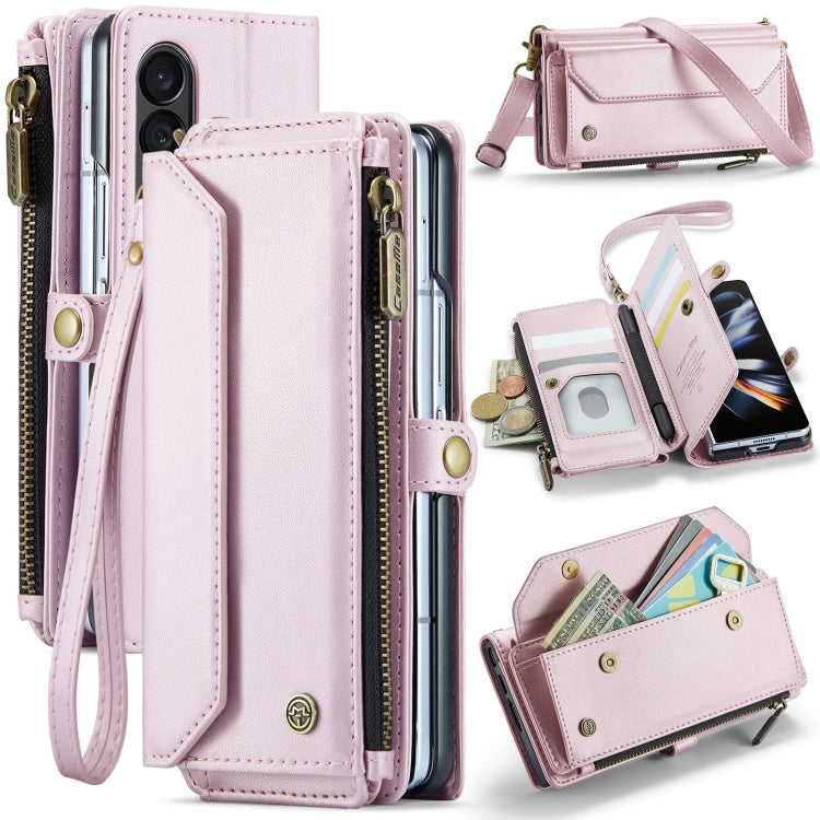 CaseMe C36 Card Slots Zipper Wallet RFID Anti-theft Leather Phone Case