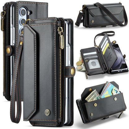 CaseMe C36 Card Slots Zipper Wallet RFID Anti-theft Leather Phone Case