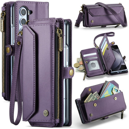 CaseMe C36 Card Slots Zipper Wallet RFID Anti-theft Leather Phone Case