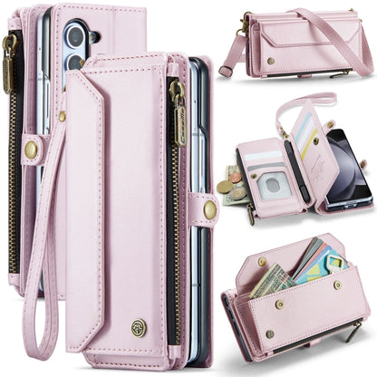 CaseMe C36 Card Slots Zipper Wallet RFID Anti-theft Leather Phone Case