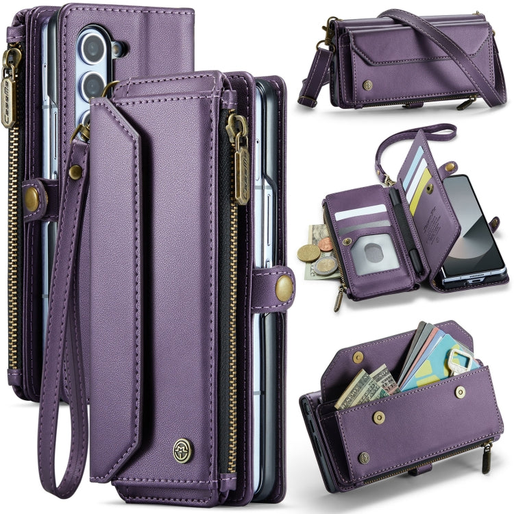 CaseMe C36 Card Slots Zipper Wallet RFID Anti-theft Leather Phone Case