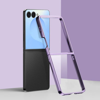 6D Electroplating PC Shockproof Phone Case, For Samsung Galaxy Z Flip7, For Samsung Galaxy Z Flip6, For Samsung Galaxy Z Fold6