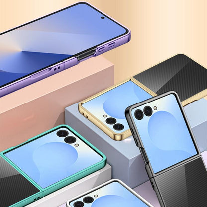 6D Electroplating PC Shockproof Phone Case, For Samsung Galaxy Z Flip7, For Samsung Galaxy Z Flip6, For Samsung Galaxy Z Fold6