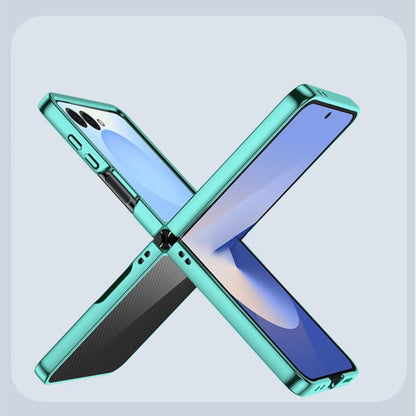 6D Electroplating PC Shockproof Phone Case, For Samsung Galaxy Z Flip7, For Samsung Galaxy Z Flip6, For Samsung Galaxy Z Fold6