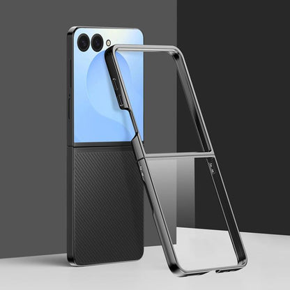 6D Electroplating PC Shockproof Phone Case, For Samsung Galaxy Z Flip7, For Samsung Galaxy Z Flip6, For Samsung Galaxy Z Fold6