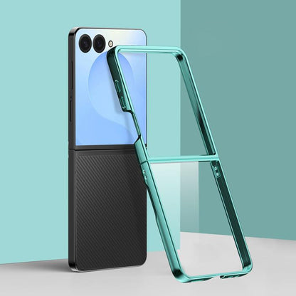 6D Electroplating PC Shockproof Phone Case, For Samsung Galaxy Z Flip7, For Samsung Galaxy Z Flip6, For Samsung Galaxy Z Fold6