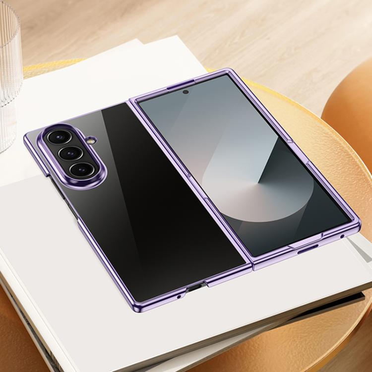 6D Electroplating PC Shockproof Phone Case, For Galaxy Z Fold8 Ultra 5G, For Galaxy Z Flip8 5G, For Samsung Galaxy Z Flip7, For Samsung Galaxy Z Flip6
