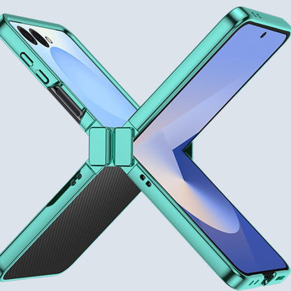Three Parts 6D Electroplating PC Shockproof Phone Case, For Samsung Galaxy Z Flip7 5G, For Samsung Galaxy Z Fold6