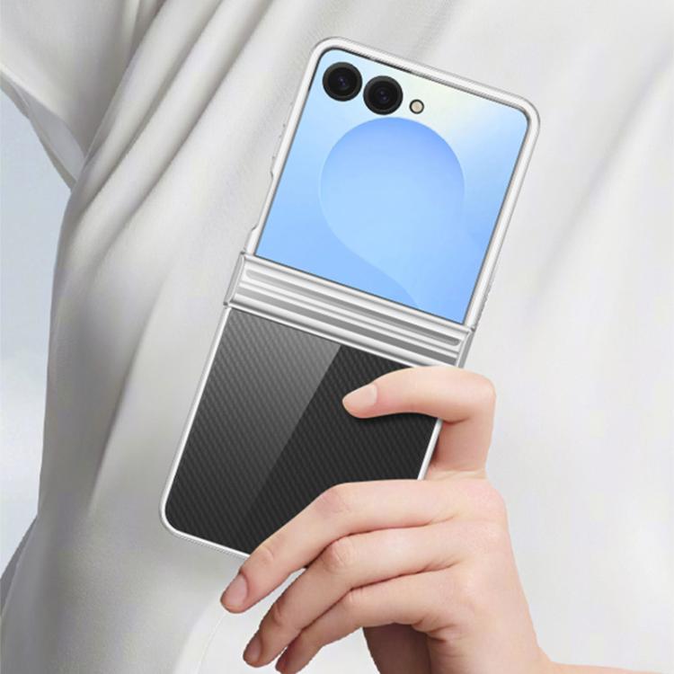 Three Parts 6D Electroplating PC Shockproof Phone Case, For Samsung Galaxy Z Flip7 5G, For Samsung Galaxy Z Fold6