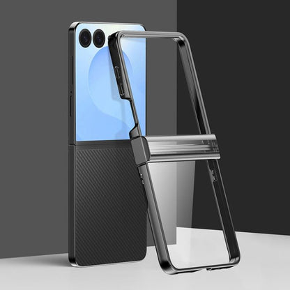 Three Parts 6D Electroplating PC Shockproof Phone Case, For Samsung Galaxy Z Flip7 FE / Flip6, For Samsung Galaxy Z Fold7 5G, For Samsung Galaxy Z Flip7 5G, For Samsung Galaxy Z Fold6