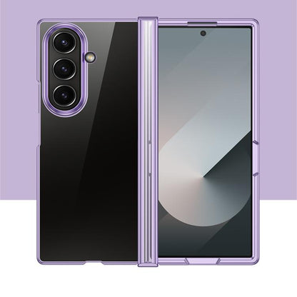 Three Parts 6D Electroplating PC Shockproof Phone Case, For Galaxy Z Fold8 Ultra 5G, For Galaxy Z Flip8 5G, For Samsung Galaxy Z Flip7 FE / Flip6, For Samsung Galaxy Z Fold7 5G
