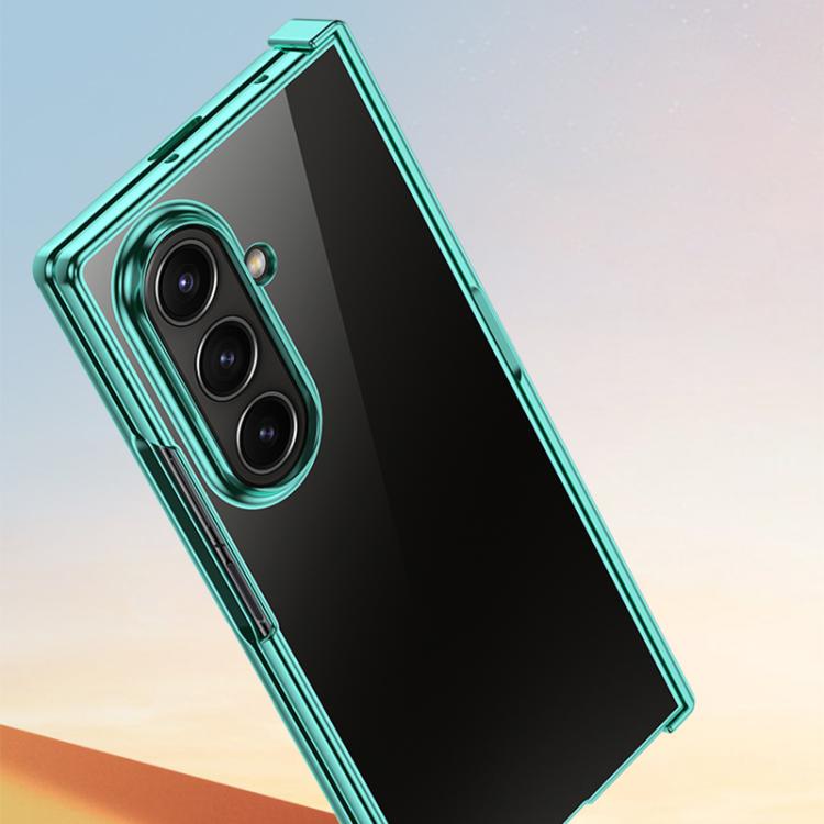Three Parts 6D Electroplating PC Shockproof Phone Case, For Galaxy Z Fold8 Ultra 5G, For Galaxy Z Flip8 5G, For Samsung Galaxy Z Flip7 FE / Flip6, For Samsung Galaxy Z Fold7 5G