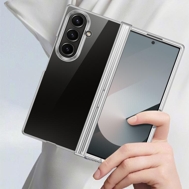 Three Parts 6D Electroplating PC Shockproof Phone Case, For Galaxy Z Fold8 Ultra 5G, For Galaxy Z Flip8 5G, For Samsung Galaxy Z Flip7 FE / Flip6, For Samsung Galaxy Z Fold7 5G