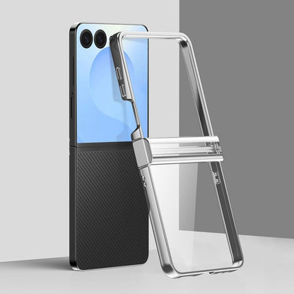 Three Parts 6D Electroplating PC Shockproof Phone Case, For Galaxy Z Fold8 5G, For Galaxy Z Fold8 Ultra 5G, For Galaxy Z Flip8 5G, For Samsung Galaxy Z Flip7 FE / Flip6