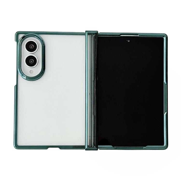 Three Parts 6D Electroplating PC Shockproof Phone Case, For Galaxy Z Fold8 5G, For Galaxy Z Fold8 Ultra 5G, For Galaxy Z Flip8 5G, For Samsung Galaxy Z Flip7 FE / Flip6