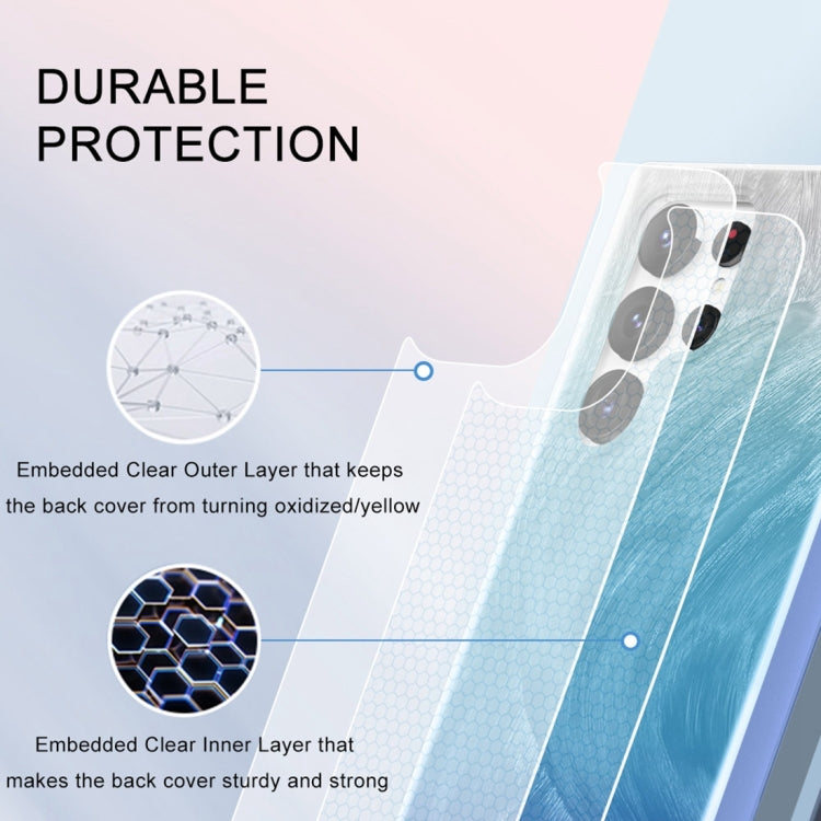 IMD Gradient Feather PC + TPU Phone Case