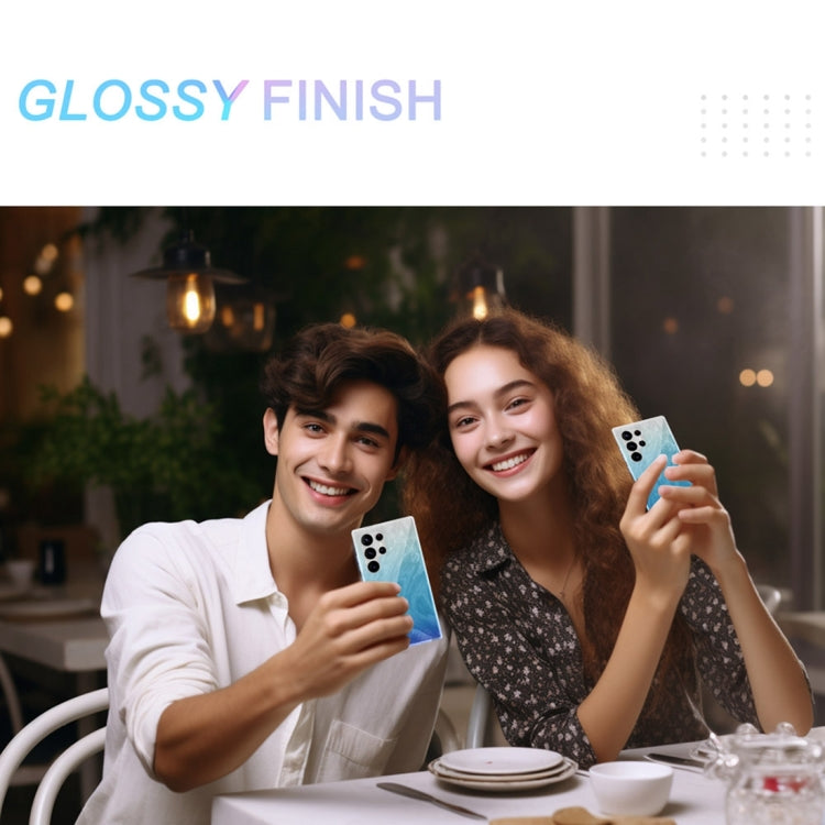 IMD Gradient Feather PC + TPU Phone Case