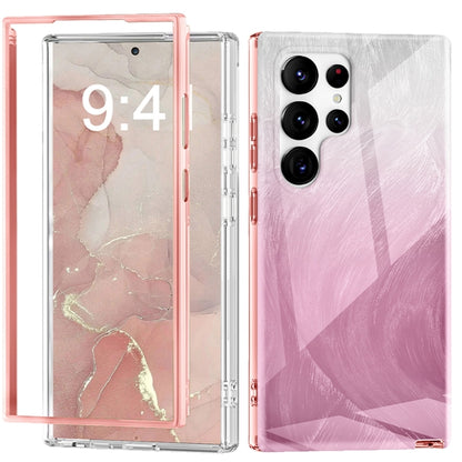 IMD Gradient Feather PC + TPU Phone Case