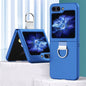 Skin Feel PC Phone Case with Ring, For Samsung Galaxy Z Flip6 / Flip7 FE