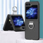 Skin Feel PC Phone Case with Ring, For Samsung Galaxy Z Flip6 / Flip7 FE