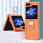 Skin Feel PC Phone Case with Ring, For Samsung Galaxy Z Flip6 / Flip7 FE