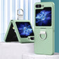 Skin Feel PC Phone Case with Ring, For Samsung Galaxy Z Flip6 / Flip7 FE