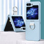 Skin Feel PC Phone Case with Ring, For Samsung Galaxy Z Flip6 / Flip7 FE
