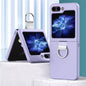 Skin Feel PC Phone Case with Ring, For Samsung Galaxy Z Flip6 / Flip7 FE