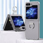 Skin Feel PC Phone Case with Ring, For Samsung Galaxy Z Flip6 / Flip7 FE