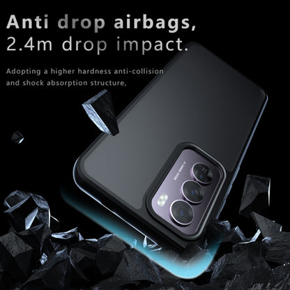 Armor Big Pore PC Hybrid TPU Phone Case, For OPPO Reno12 Pro Global, For OPPO Reno11 Pro Global