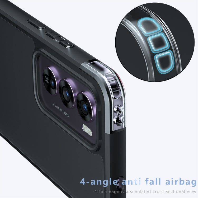 Armor Big Pore PC Hybrid TPU Phone Case, For OPPO Reno12 Pro Global, For OPPO Reno11 Pro Global
