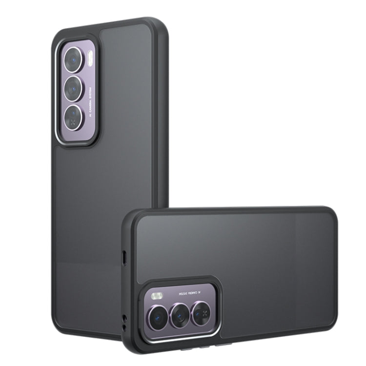 Armor Big Pore PC Hybrid TPU Phone Case, For OPPO Reno12 Pro Global, For OPPO Reno11 Pro Global