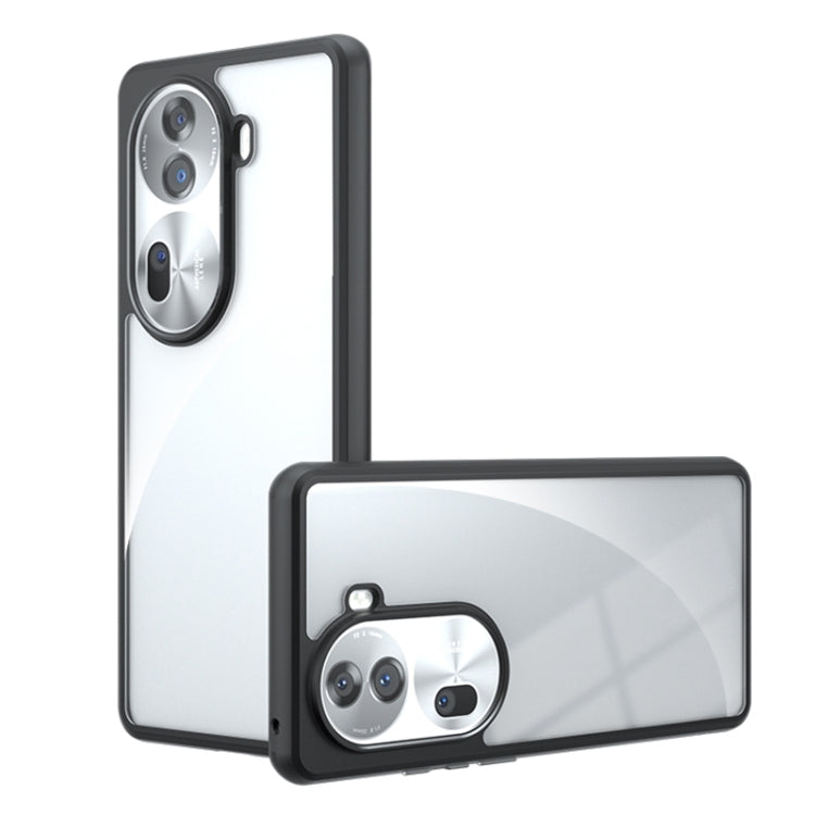 Armor Big Pore PC Hybrid TPU Phone Case, For OPPO Reno12 Pro Global, For OPPO Reno11 Pro Global